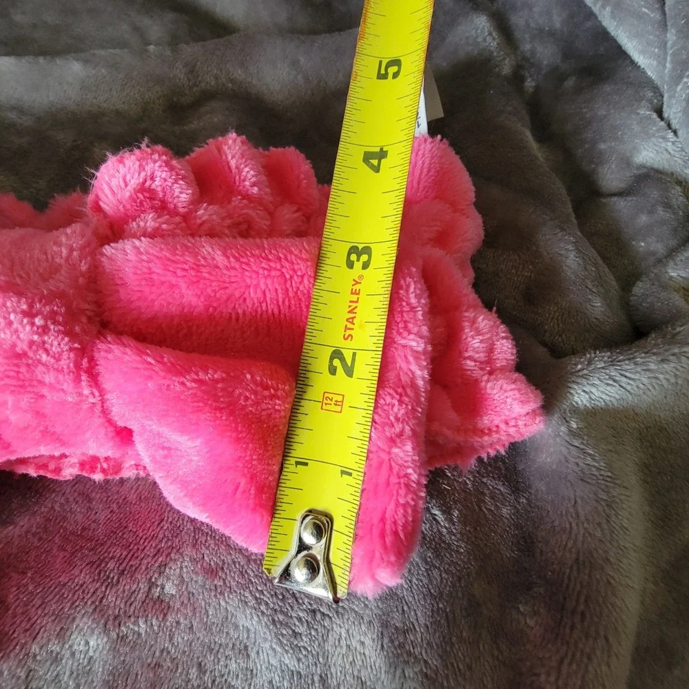 Barbie x Miniso Spa Headband Womens OS Hot Pink Excellent Plush Bow Skincare